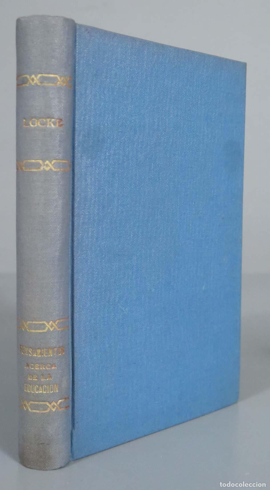Libros antiguos: LOCKE PENSAMIENTOS ACERCA DE LA EDUCACION - Foto 1