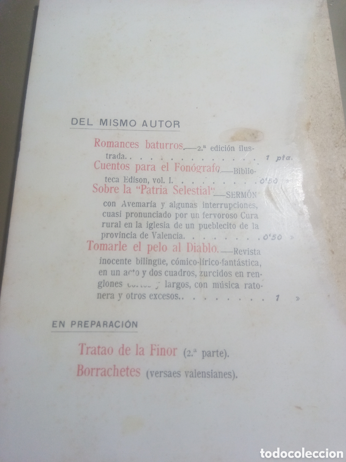 Libros antiguos: Tratado de la finor. 1907 - Foto 3