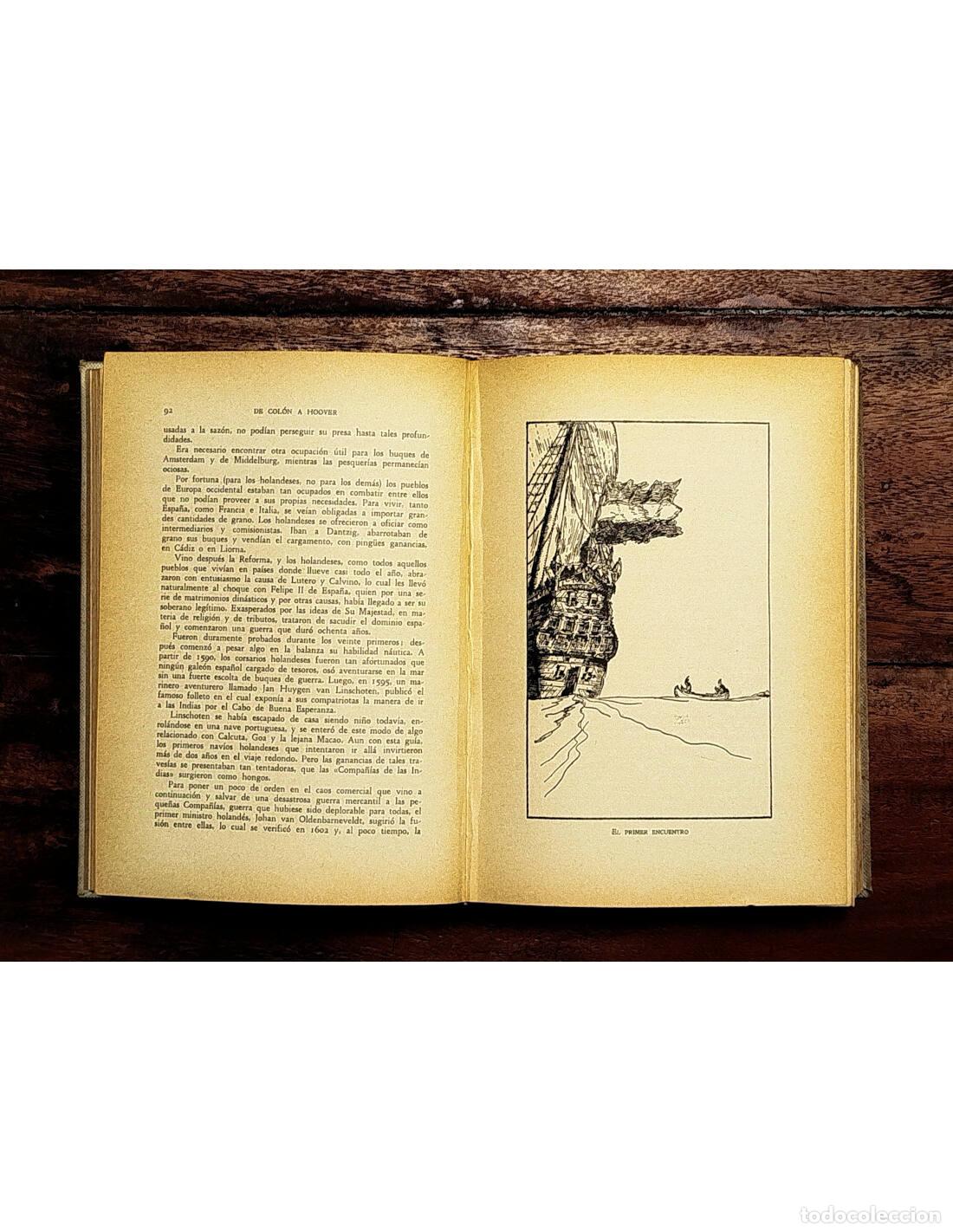Libros antiguos: DE COL&Oacute;N A HOOVER. VAN LOON, Hendrik. Luis Miracles. 1931. - Foto 3