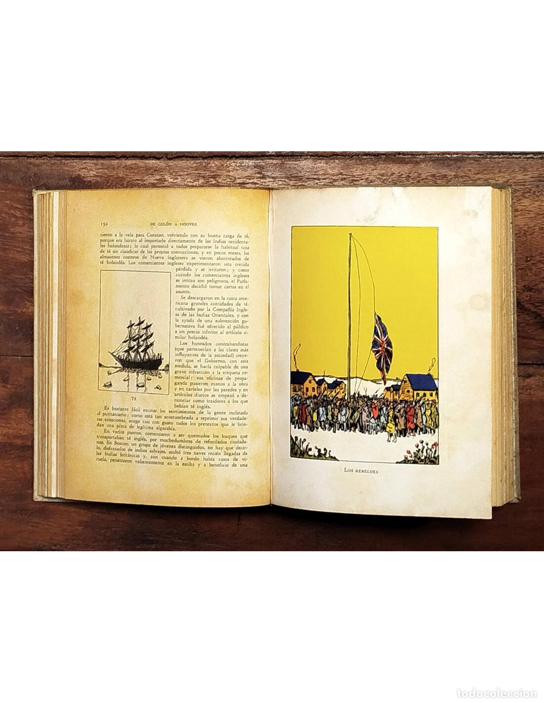 Libros antiguos: DE COL&Oacute;N A HOOVER. VAN LOON, Hendrik. Luis Miracles. 1931. - Foto 4