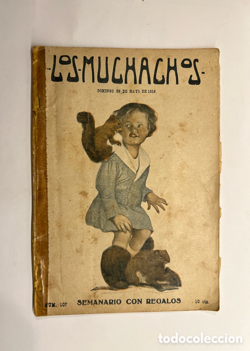 Libri antichi: LOS MUCHACHOS. SEMANARIO CON REGALOS No.107. DOMINGO 28 DE MAYO DE 1916. Fatigada