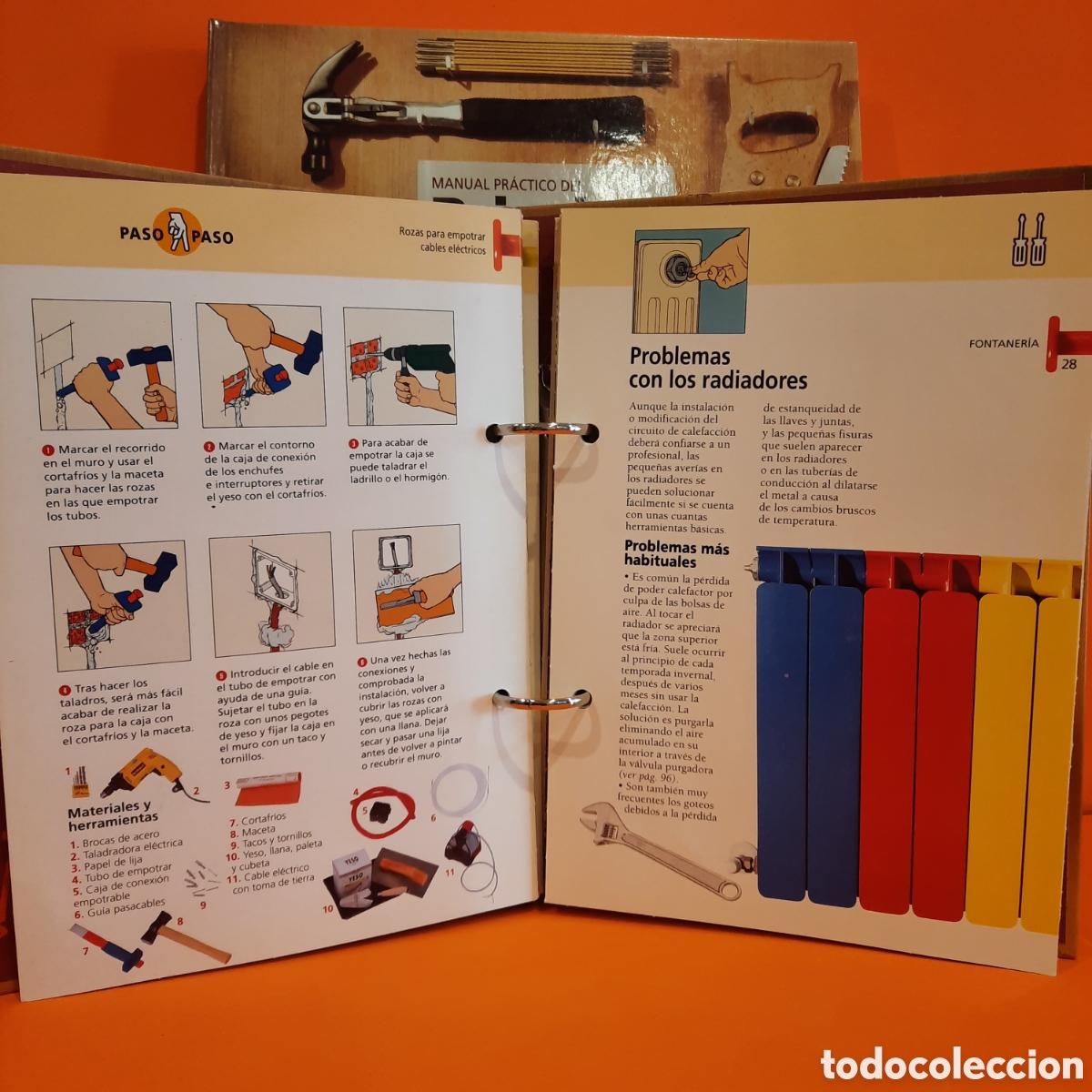 Libros antiguos: MANUAL PRACTICO DE BRICOLAGE + ARCHIVADOR - Foto 2
