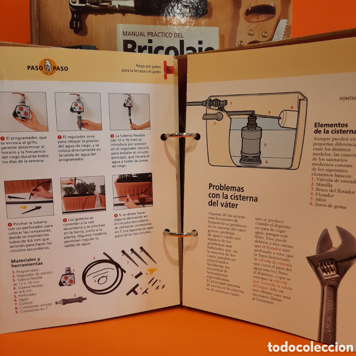 Libros antiguos: MANUAL PRACTICO DE BRICOLAGE + ARCHIVADOR - Foto 4