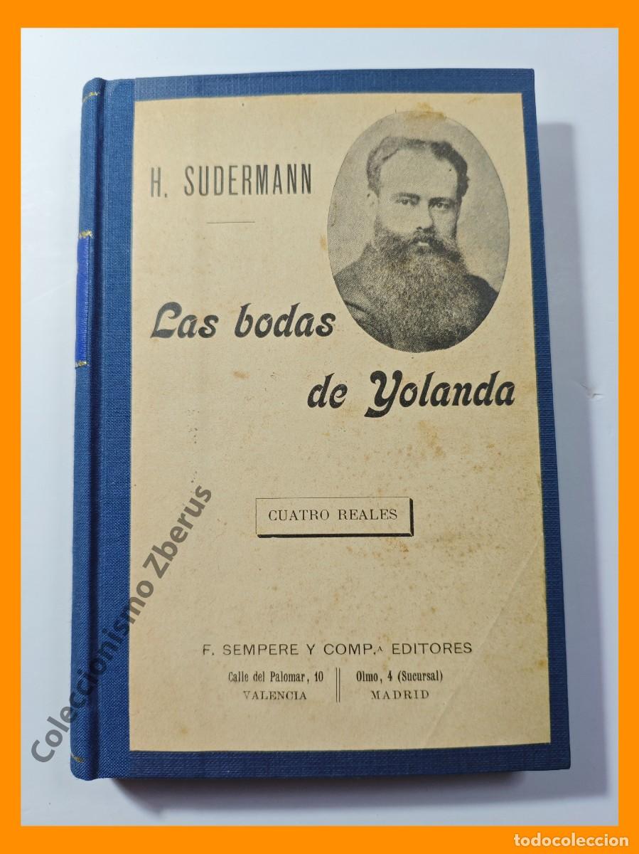 Libros antiguos: Las bodas de Yolanda - Hermann Sudermann - Foto 2
