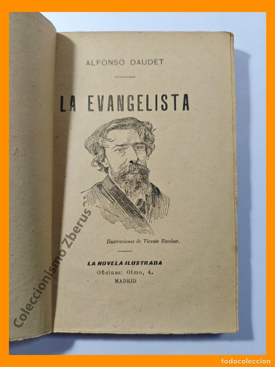Libros antiguos: La Evangelista.- Novela - Alfonso Daudet - Foto 2