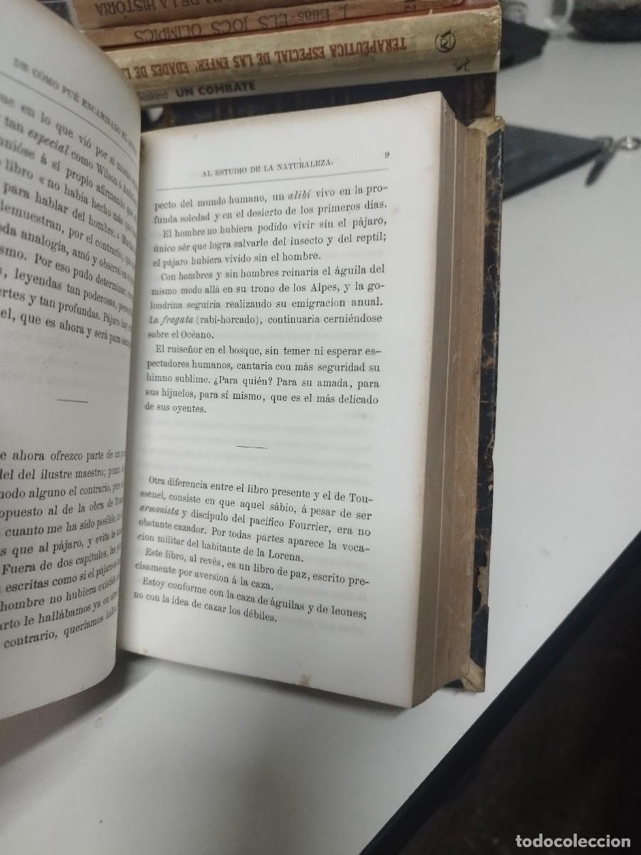 Libros antiguos: EL MAR . J. MICHELET 1875. El pajaro. 1867. - Foto 5