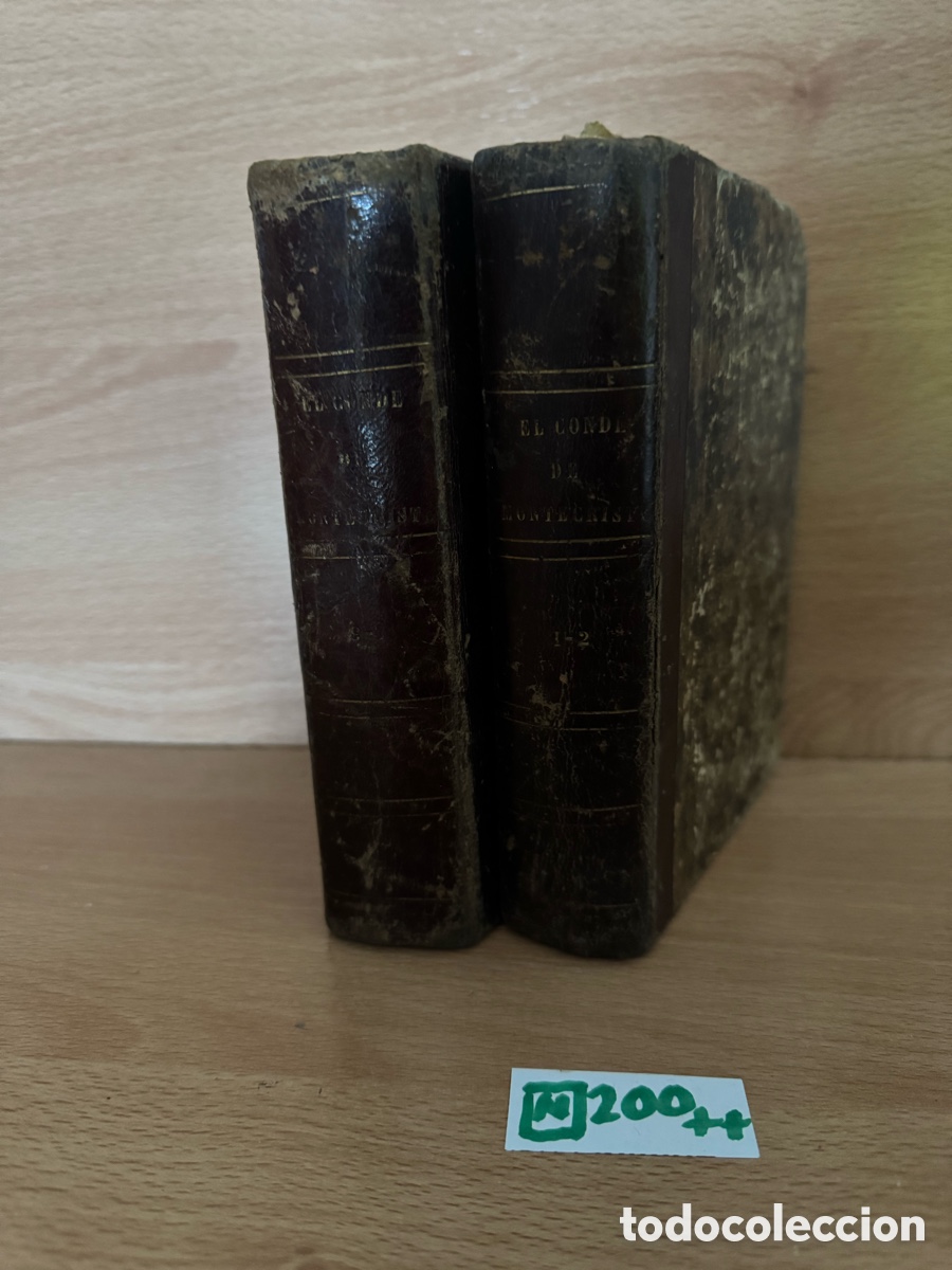 Libros antiguos: El conde de Montecristo, uno y dos - Foto 1