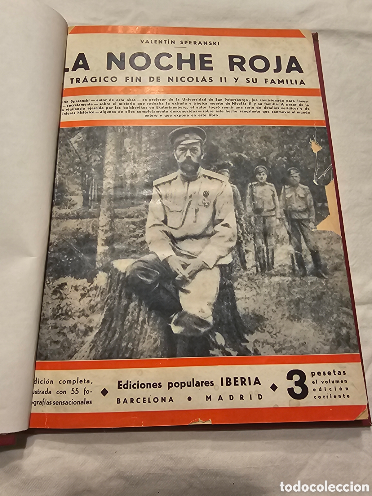 Libros antiguos: LA NOCHE ROJA POR VALENT&Iacute;N SPERANSKI - Foto 1