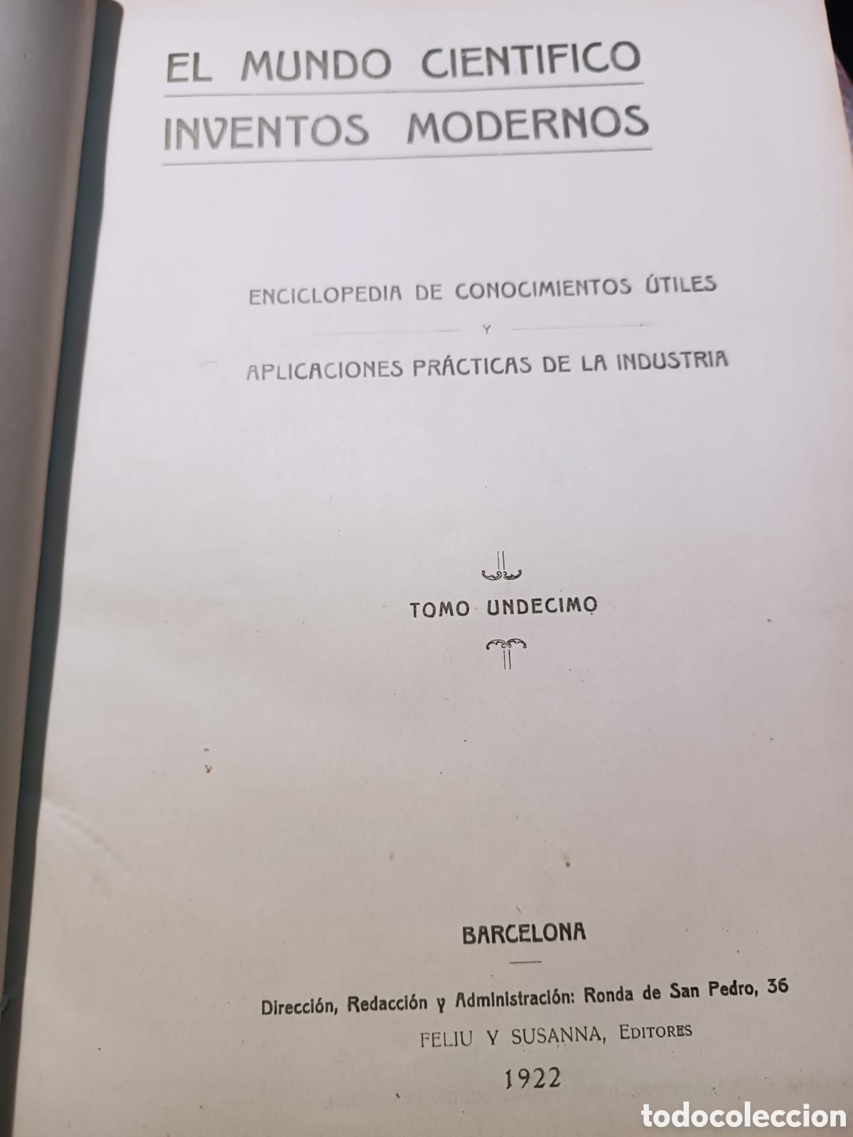 Libros antiguos: El Mundo Cient&iacute;fico, Inventos modernos - Foto 2