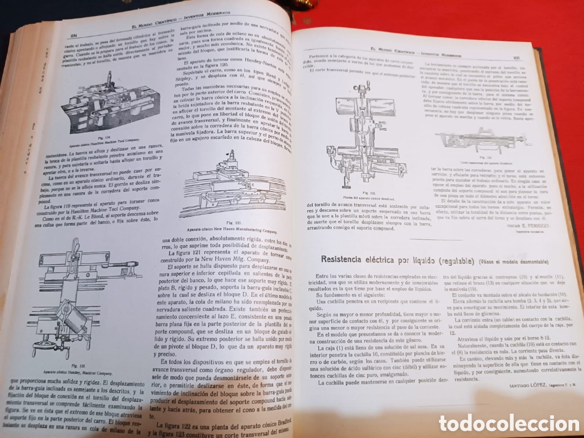 Libros antiguos: El Mundo Cient&iacute;fico, Inventos modernos - Foto 15
