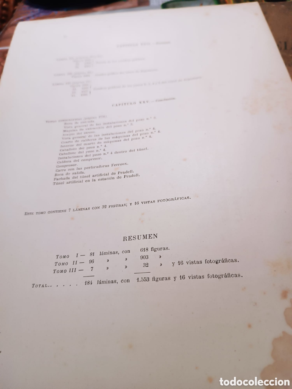 Libros antiguos: T&uacute;nel de Argentera 1892 - Foto 2