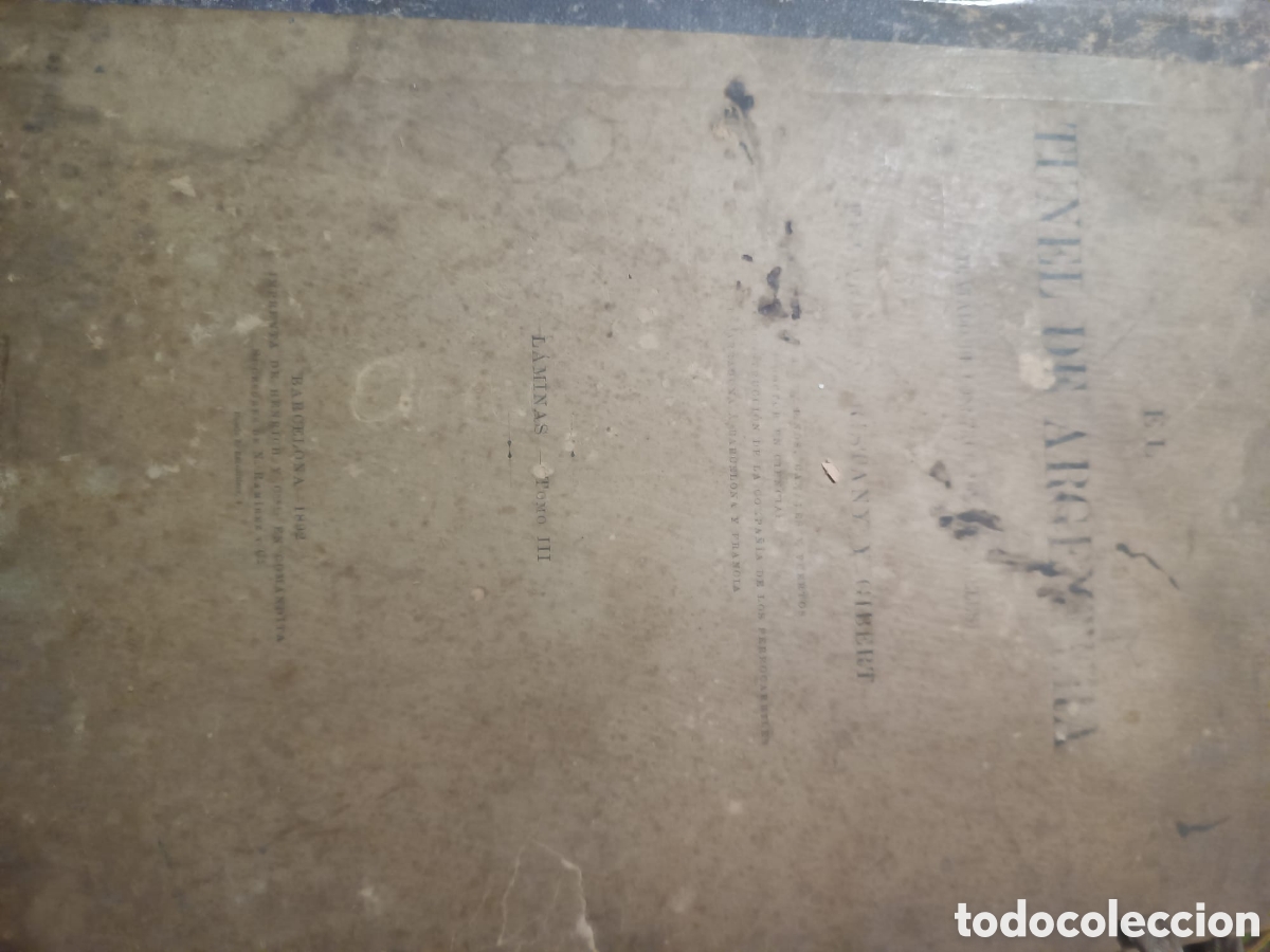 Libros antiguos: T&uacute;nel de Argentera 1892 - Foto 5