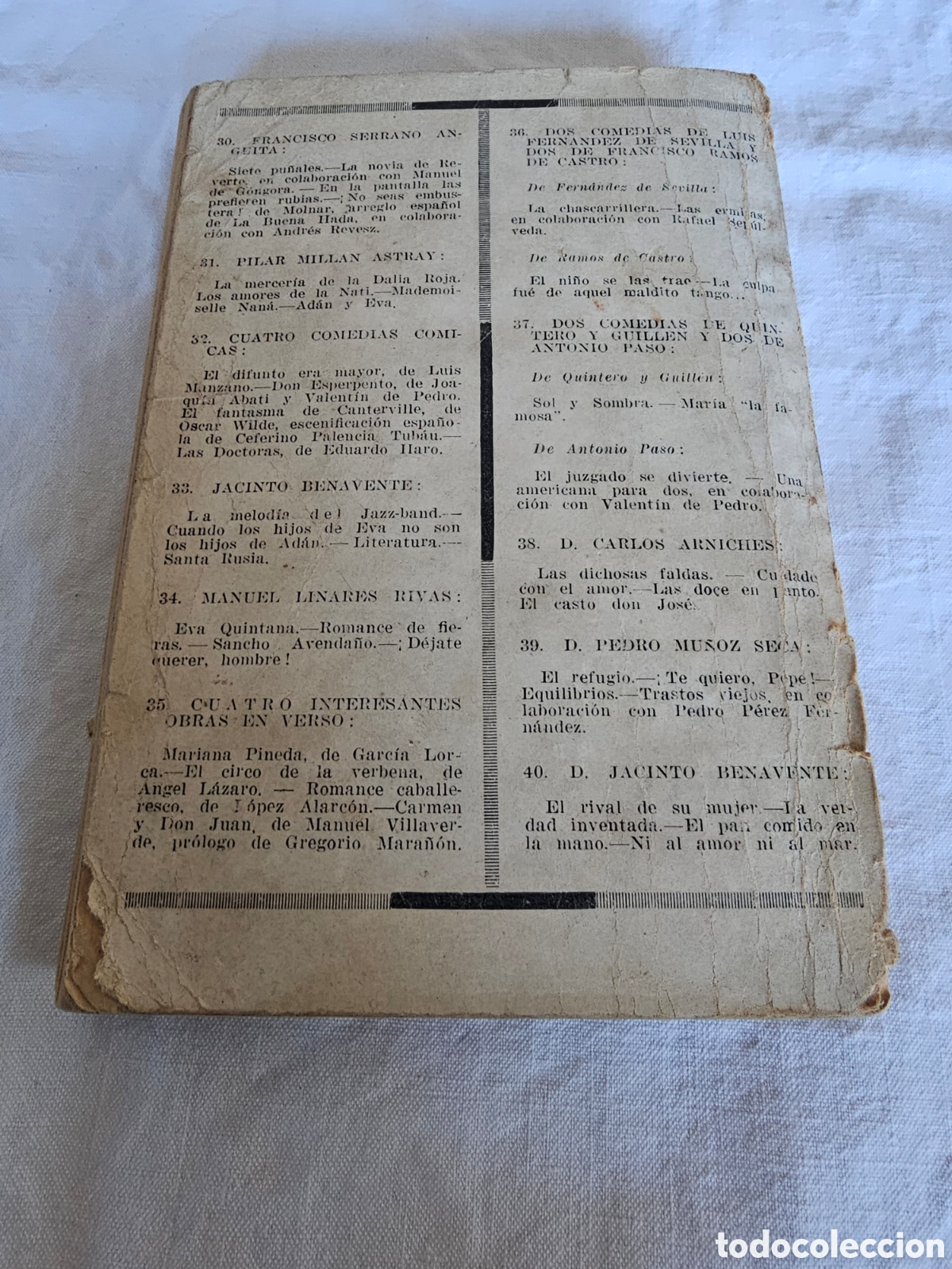 Libros antiguos: EL RIVAL DE SU MUJER ,JACINTO BENVENTE ,1&ordf; EDICION 1933 - Foto 6