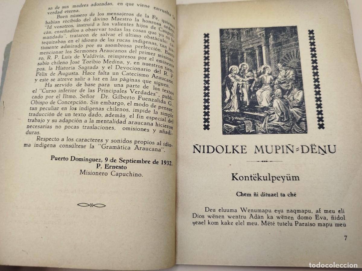 Libros antiguos: &Ntilde;IDOLKE TROKIN LIBRO EN MAPUCHE CHILE - Foto 4