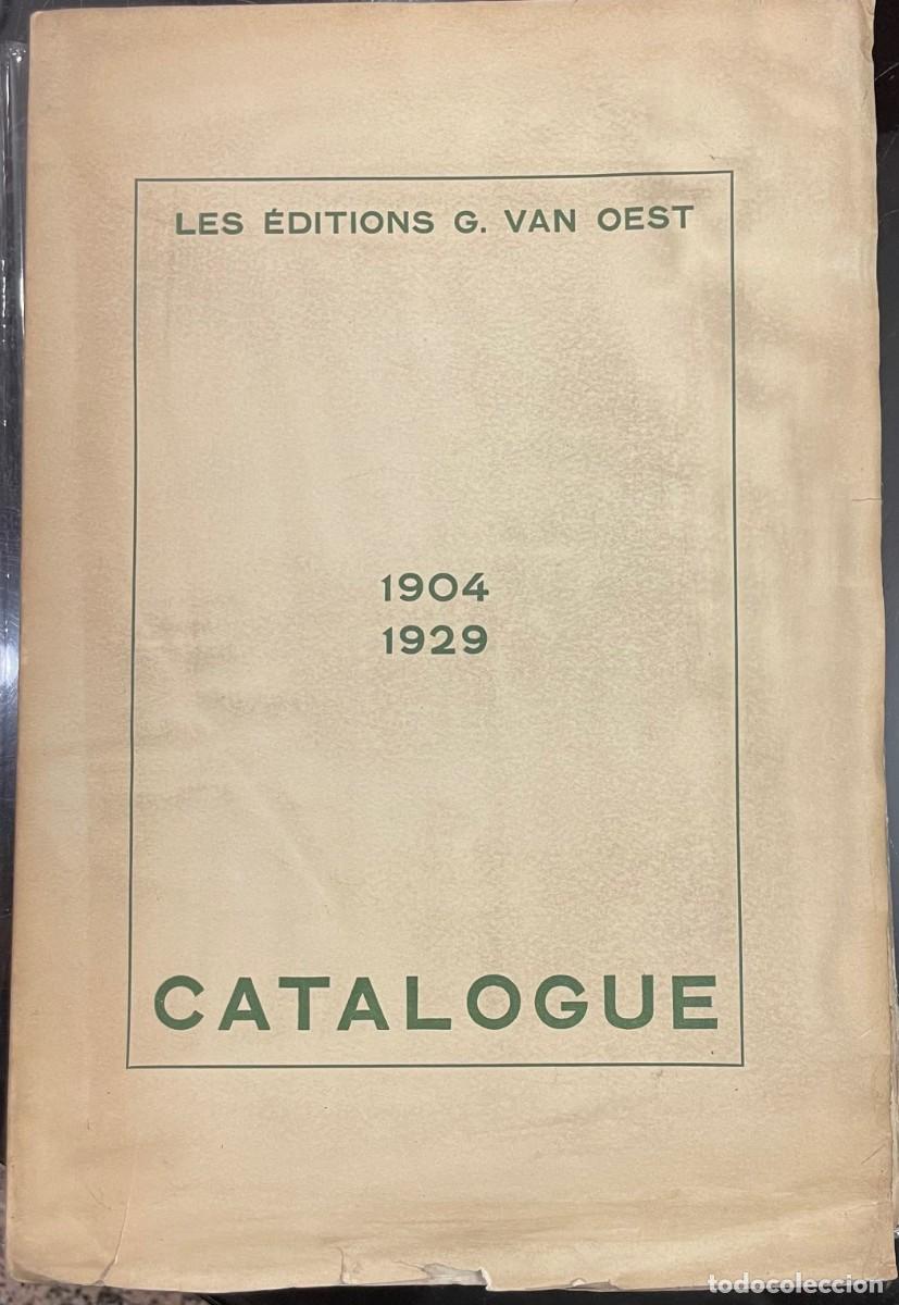 Libros antiguos: Les Editions G. Van Oest, Catalogue 1904-1929. - Foto 1