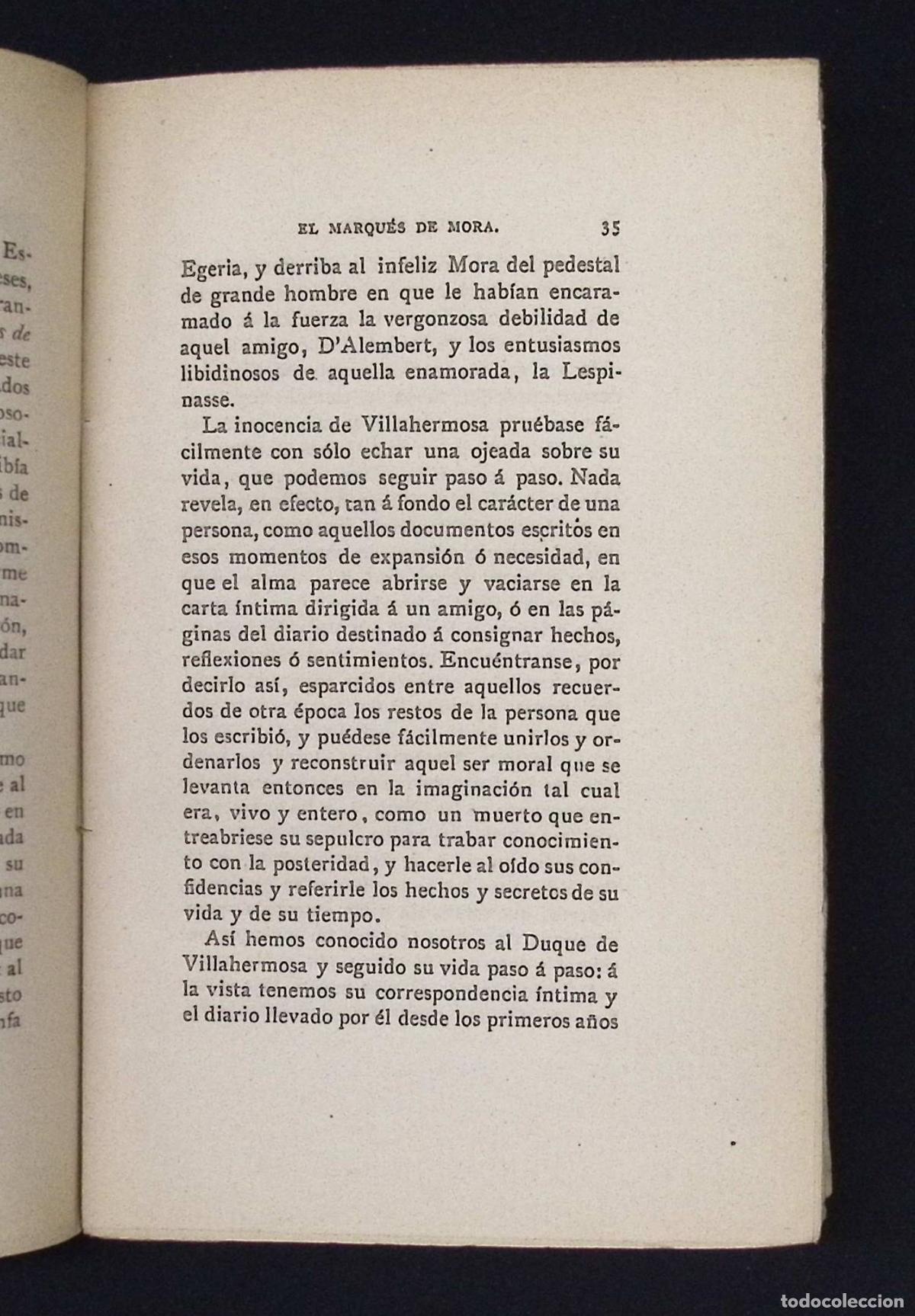 Libros antiguos: EL MARQU&Eacute;S DE MORA. - COLOMA, Luis. - Foto 4