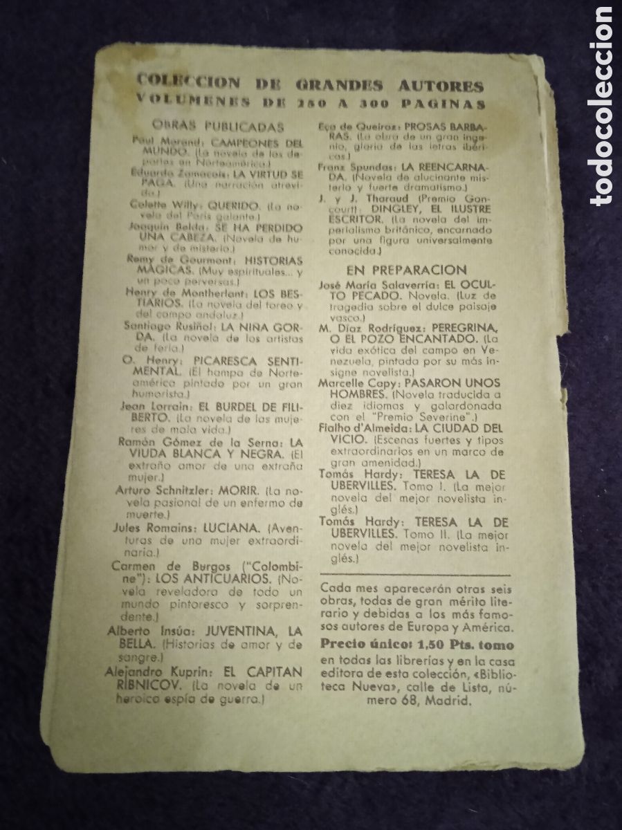 Libros antiguos: PROSAS BARBARAS. / E&Ccedil;A DE QUEIROZ. -ED. BIBLIOTECA NUEVA - Foto 2