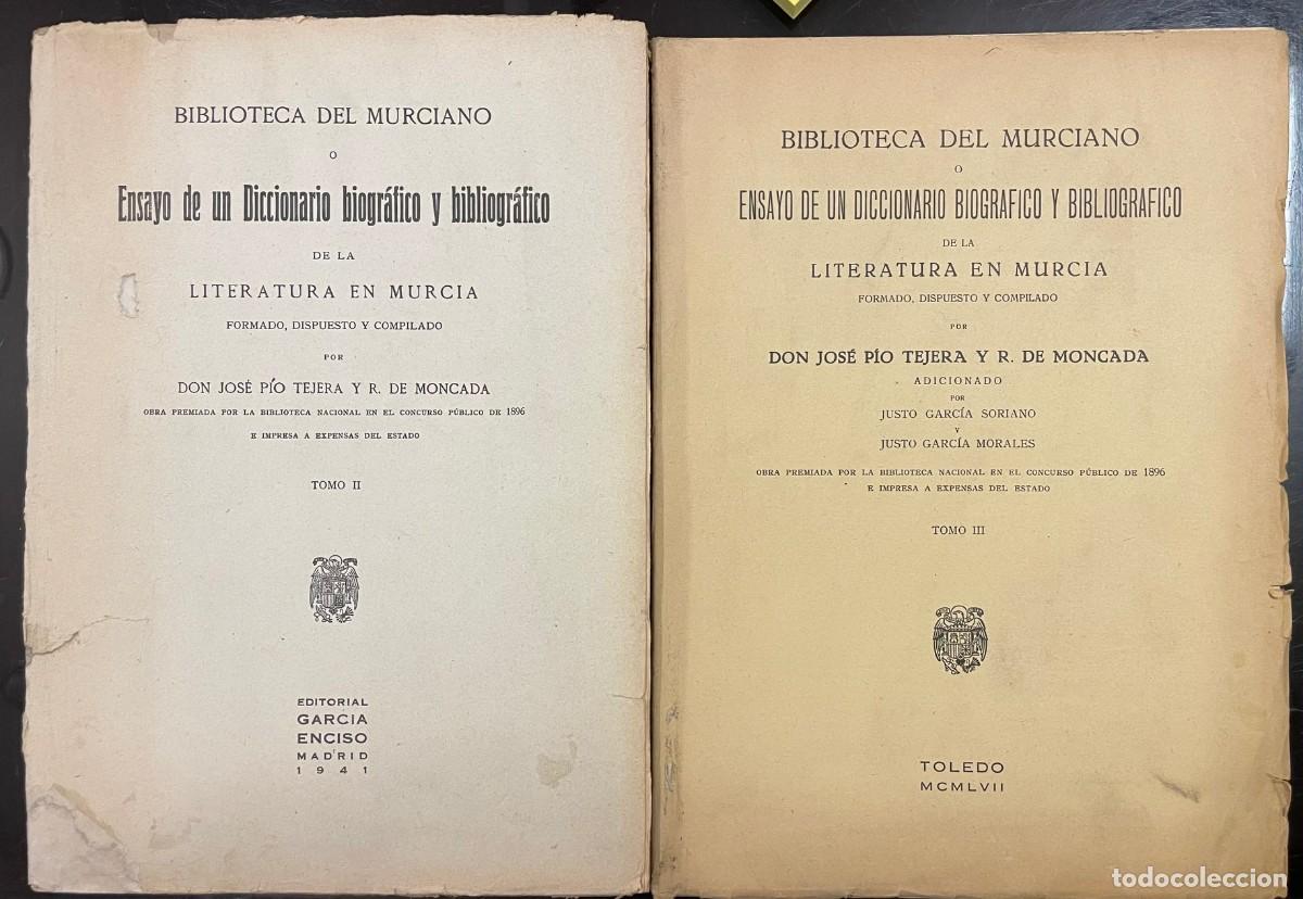 Antiquarische B&uuml;cher: Biblioteca del Murciano o Ensayo de un Diccionario Biogr&aacute;fico y Bibliogr&aacute;fico de la Literatura en Mu
