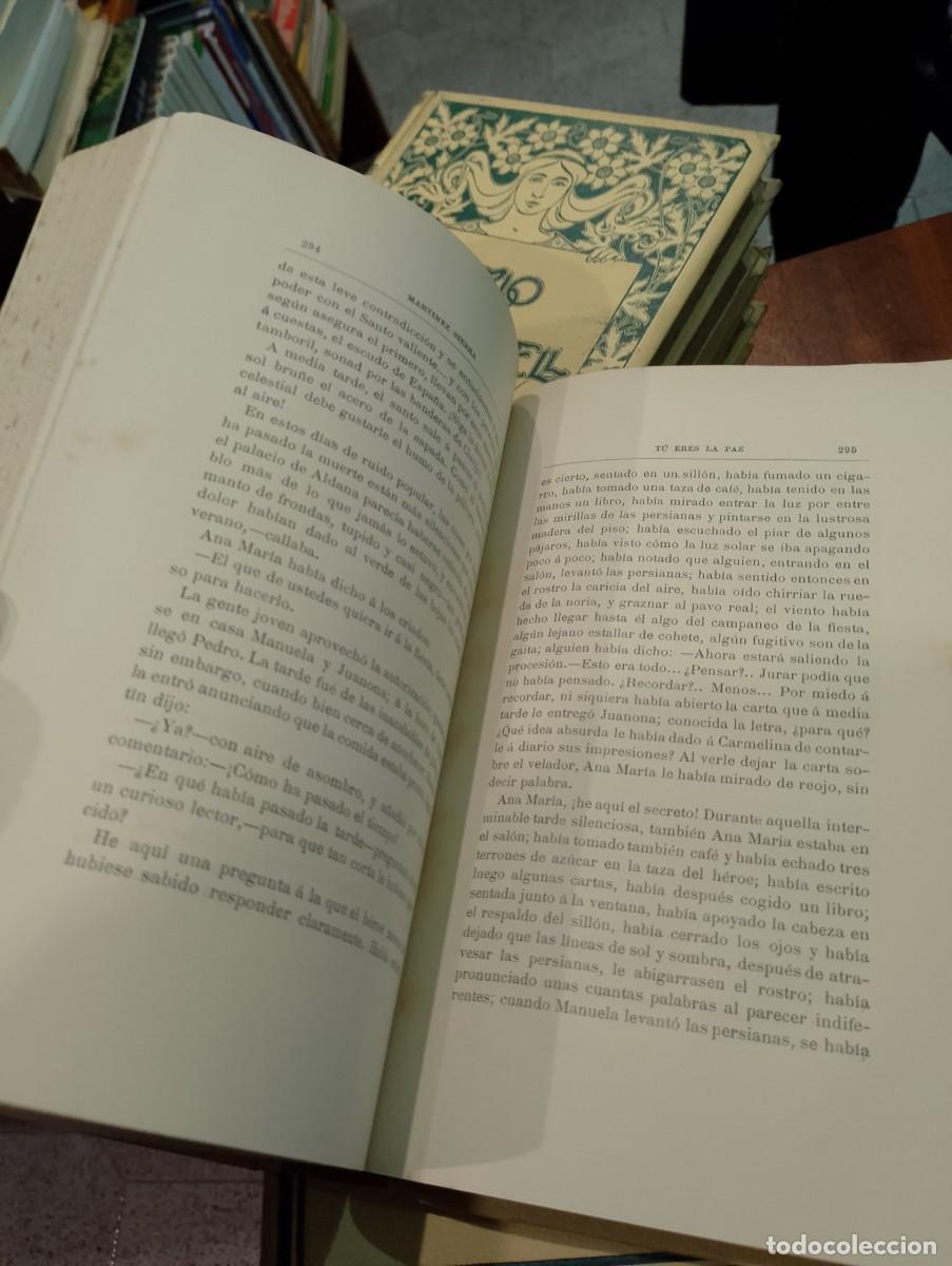 Libros antiguos: T&uacute; eres la Paz 1906 Eusebio Mart&iacute;nez Sierra - Foto 5