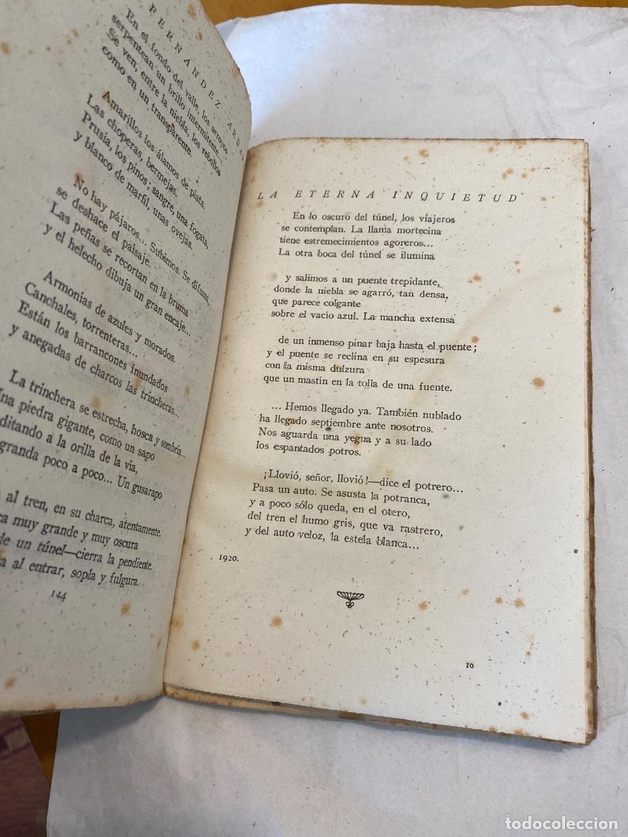 Libros antiguos: LA ETERNA INQUIETUD. LUIS FERNANDEZ ARDAVIN. 1922 - Foto 6