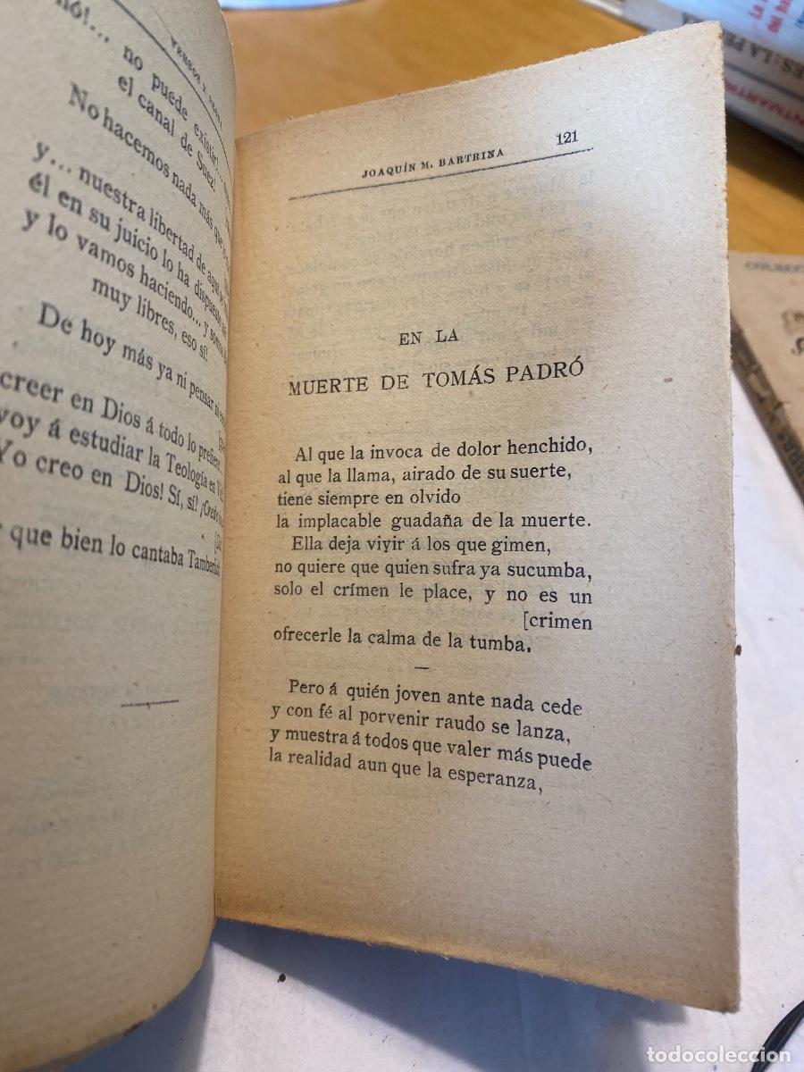 Libros antiguos: VERSOS Y PROSA . JOAQUIN BARTRINA . COLECCION DIAMANTE. - Foto 4