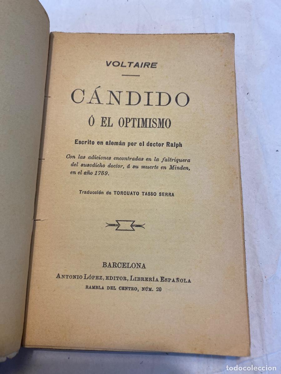 Libros antiguos: CANDIDO VOLTAIRE . COLECCION DIAMANTE. - Foto 3