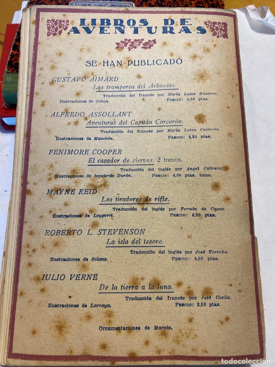 Libros antiguos: LOS TRAMPEROS DEL ARKANSAS GUSTAVO AIMARD. 1920 - Foto 6