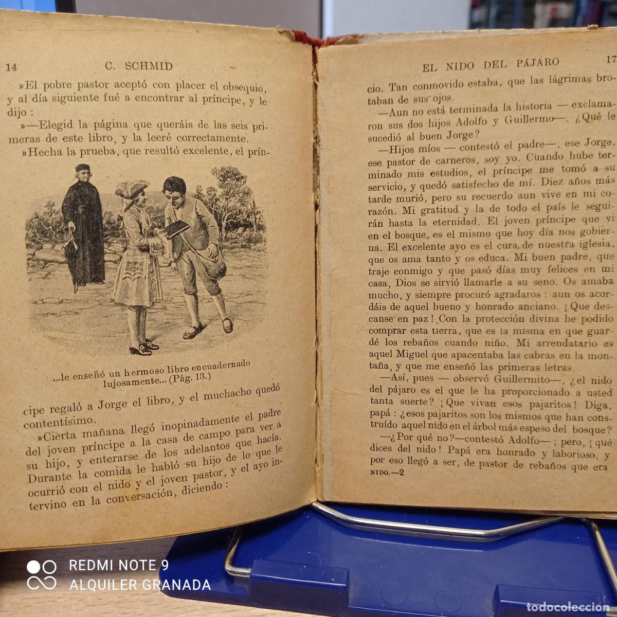 Libros antiguos: BIBLIOTECA SELECTA 53 - SOPENA - EL NIDO DEL PAJARO - CRISTOBAL SCHMID - Foto 3