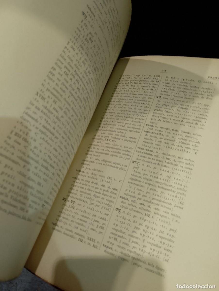 Libros antiguos: Exerc&iacute;cios e primeiras Leituras de S&acirc;nscrito 1898 - Foto 9