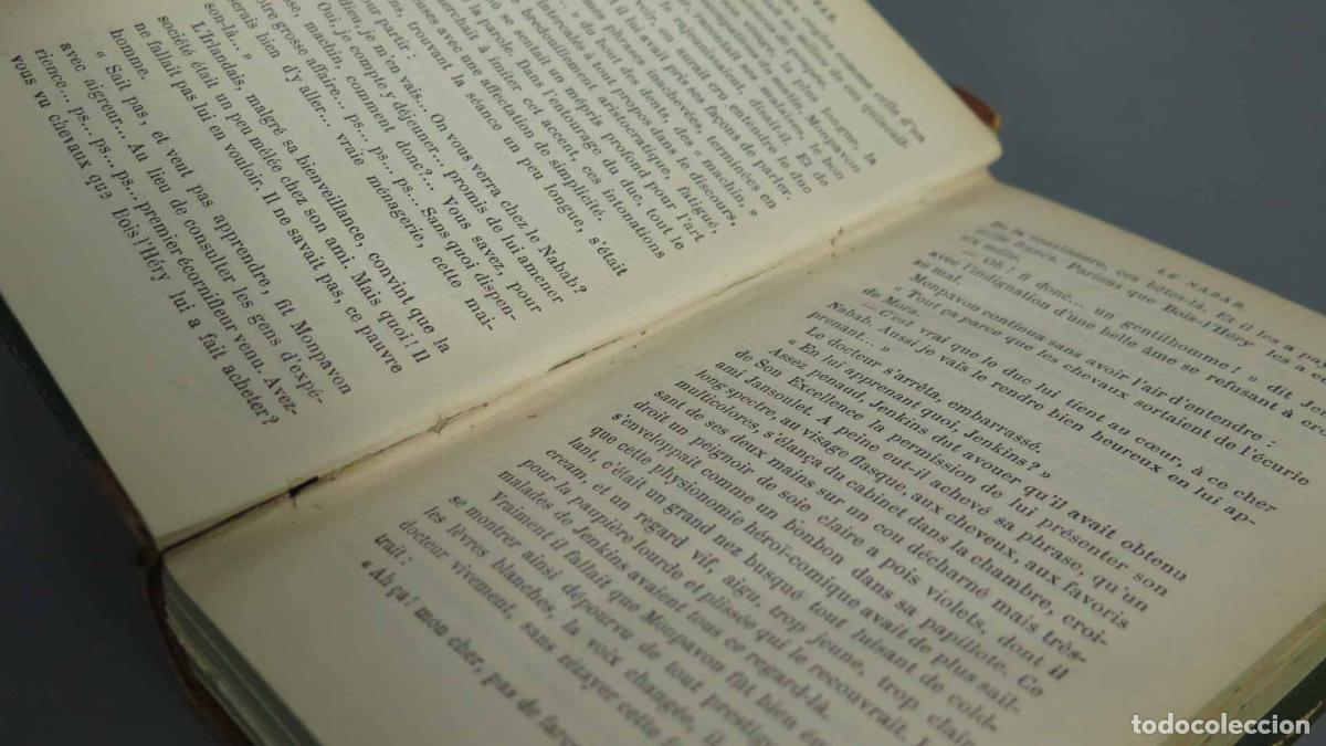 Libros antiguos: Le Nabab, moeurs parisiennes A. DAUDET - Foto 3