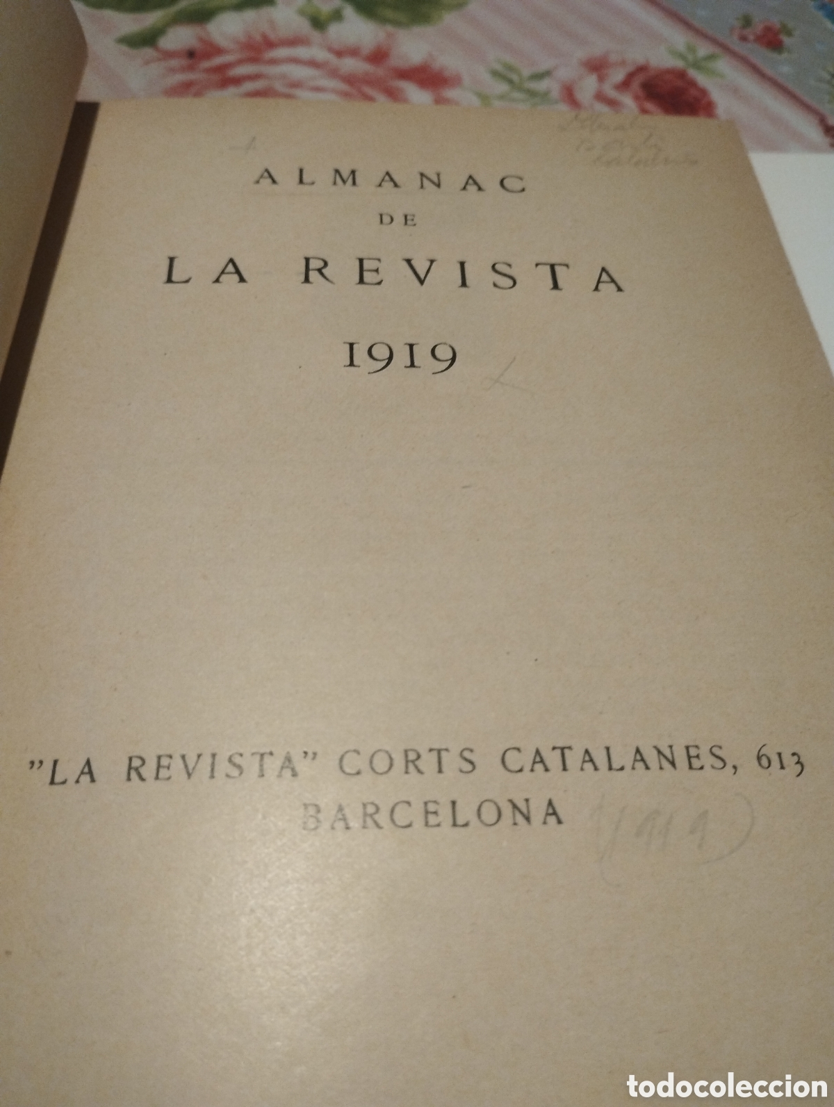 Libros antiguos: Almanac de La revista 1919 como nuevo - Foto 2