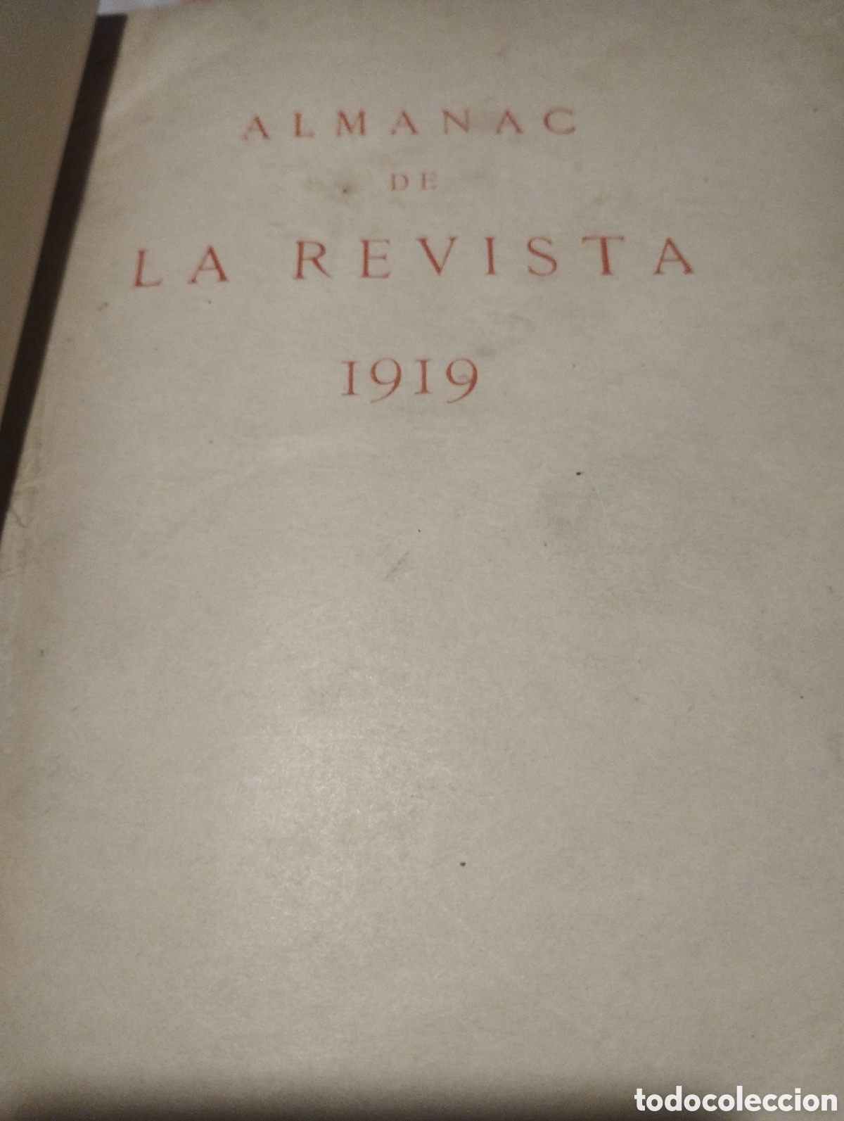 Libros antiguos: Almanac de La revista 1919 como nuevo - Foto 1