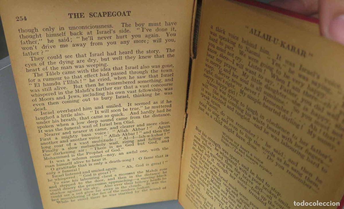 Libros antiguos: The Scapegoat Hall Caine 1912 - Foto 2