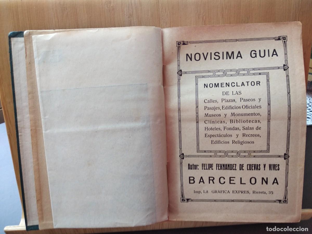 Libros antiguos: NOVISIMA GUIA GENERAL DE BARCELONA - Foto 3