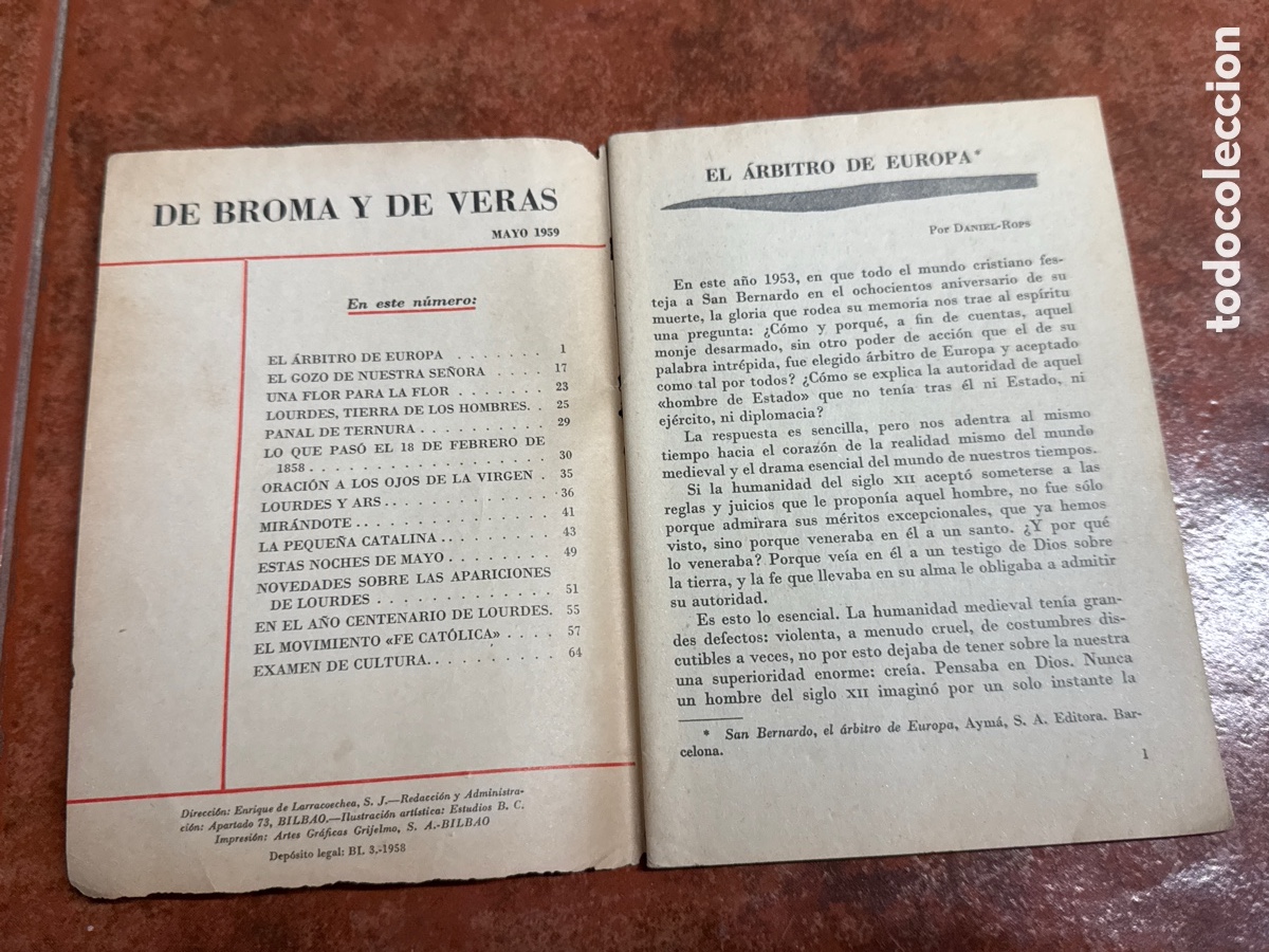 Libros antiguos: Libro de bromas y de veras 1959 - Foto 2