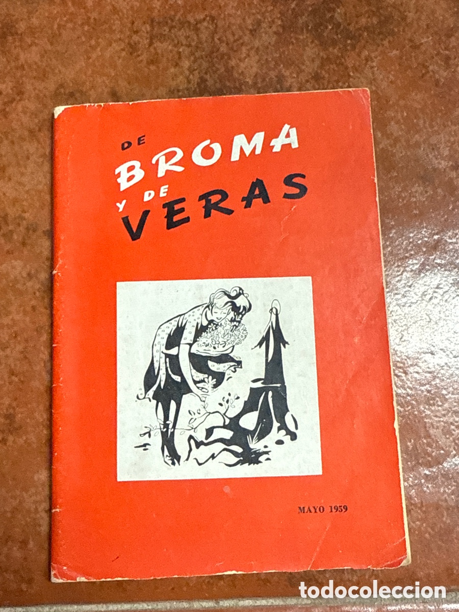 Libros antiguos: Libro de bromas y de veras 1959 - Foto 1