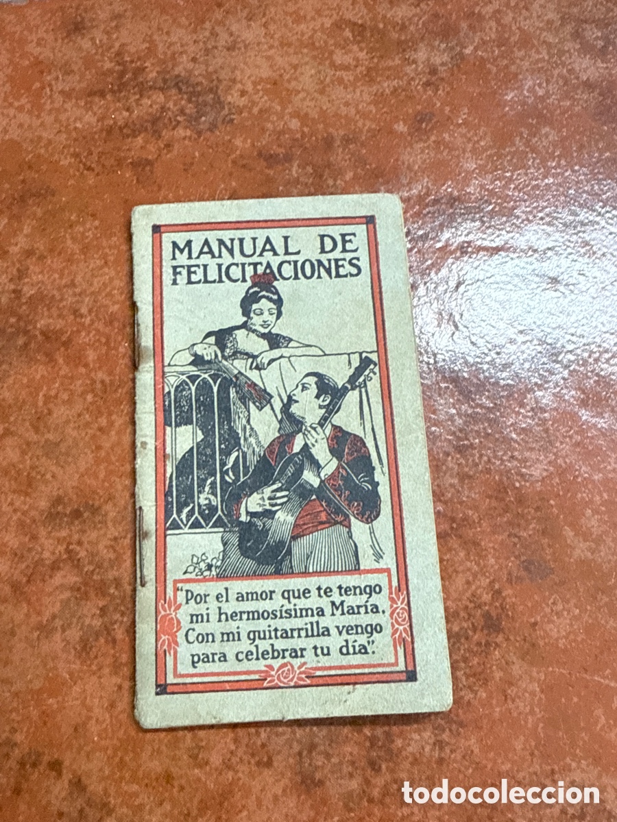 Libros antiguos: Manual de felicitaciones - Foto 1