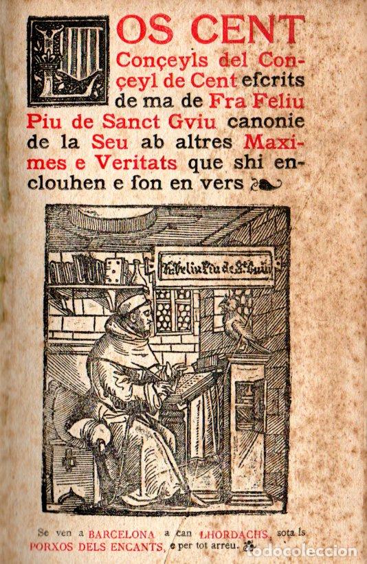 Libros antiguos: LOS CENT CONCEYLS DEL CONCEYL DE CENT (1899) CATAL&Aacute;N - CON GRABADOS - Foto 1