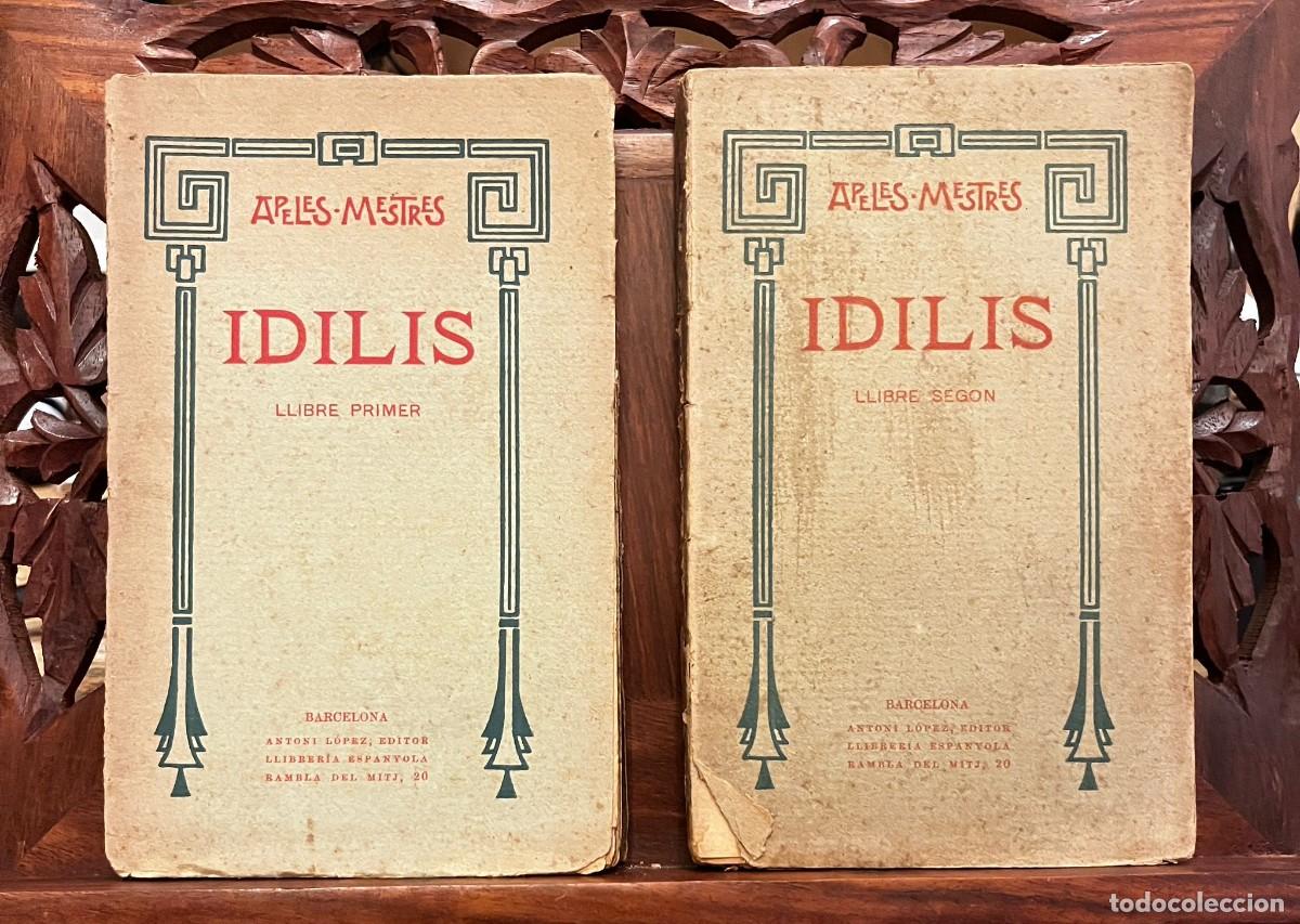 Libros antiguos: Idilis. Apeles Mestres. 2 volums - Foto 1