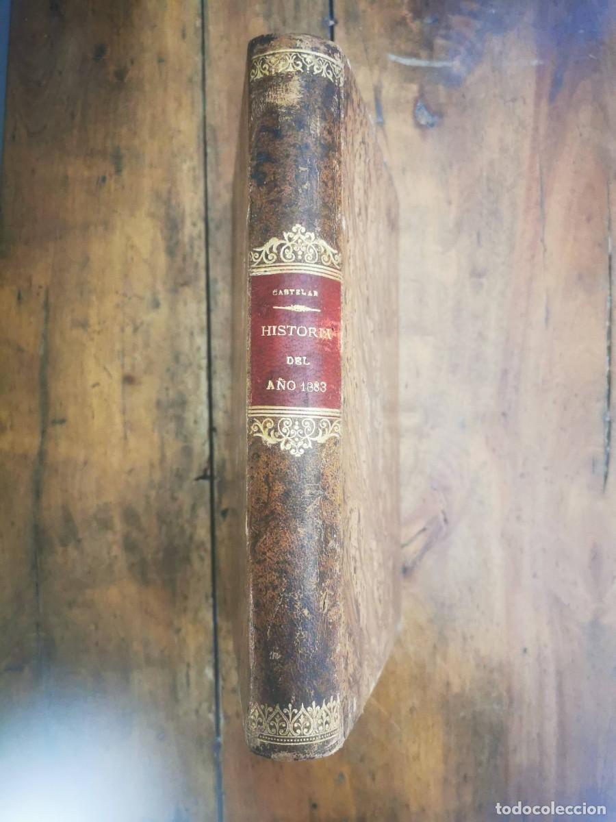 Libros antiguos: CASTELAR, Emilio. Historia del a&ntilde;o 1883 - Foto 1
