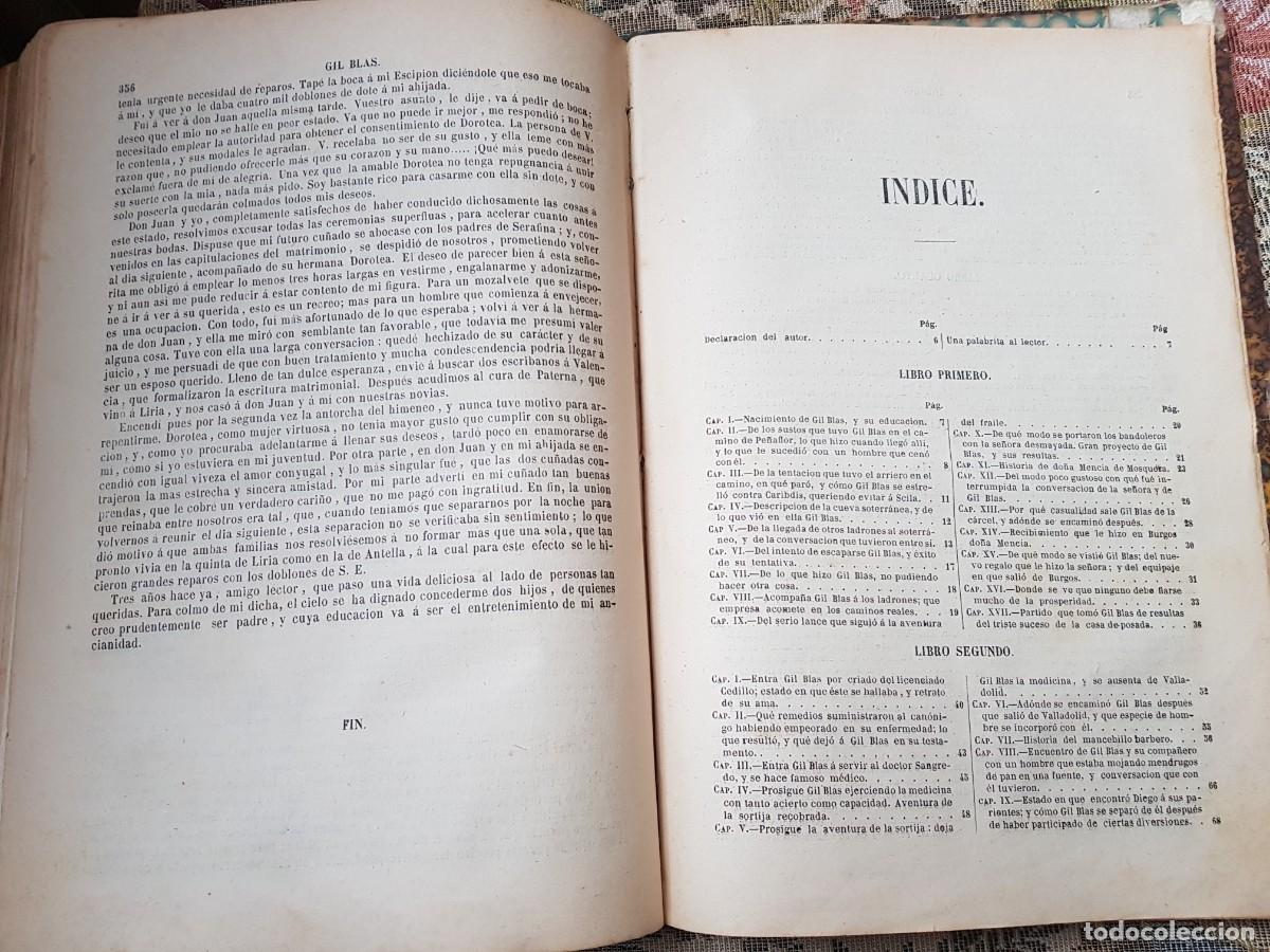 Libros antiguos: Historia de Gil Blas. Luis Tasso 1874 - Foto 10
