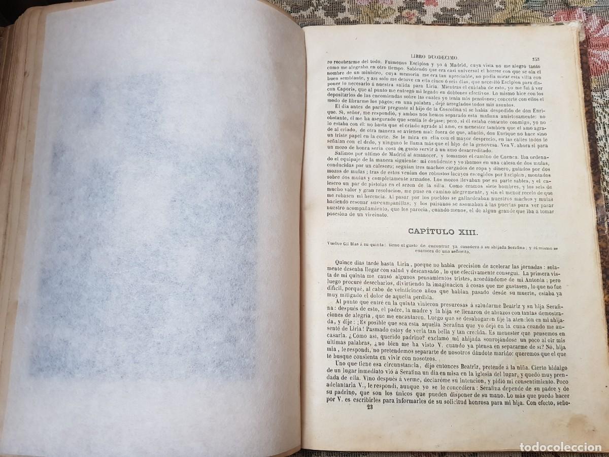 Libros antiguos: Historia de Gil Blas. Luis Tasso 1874 - Foto 12