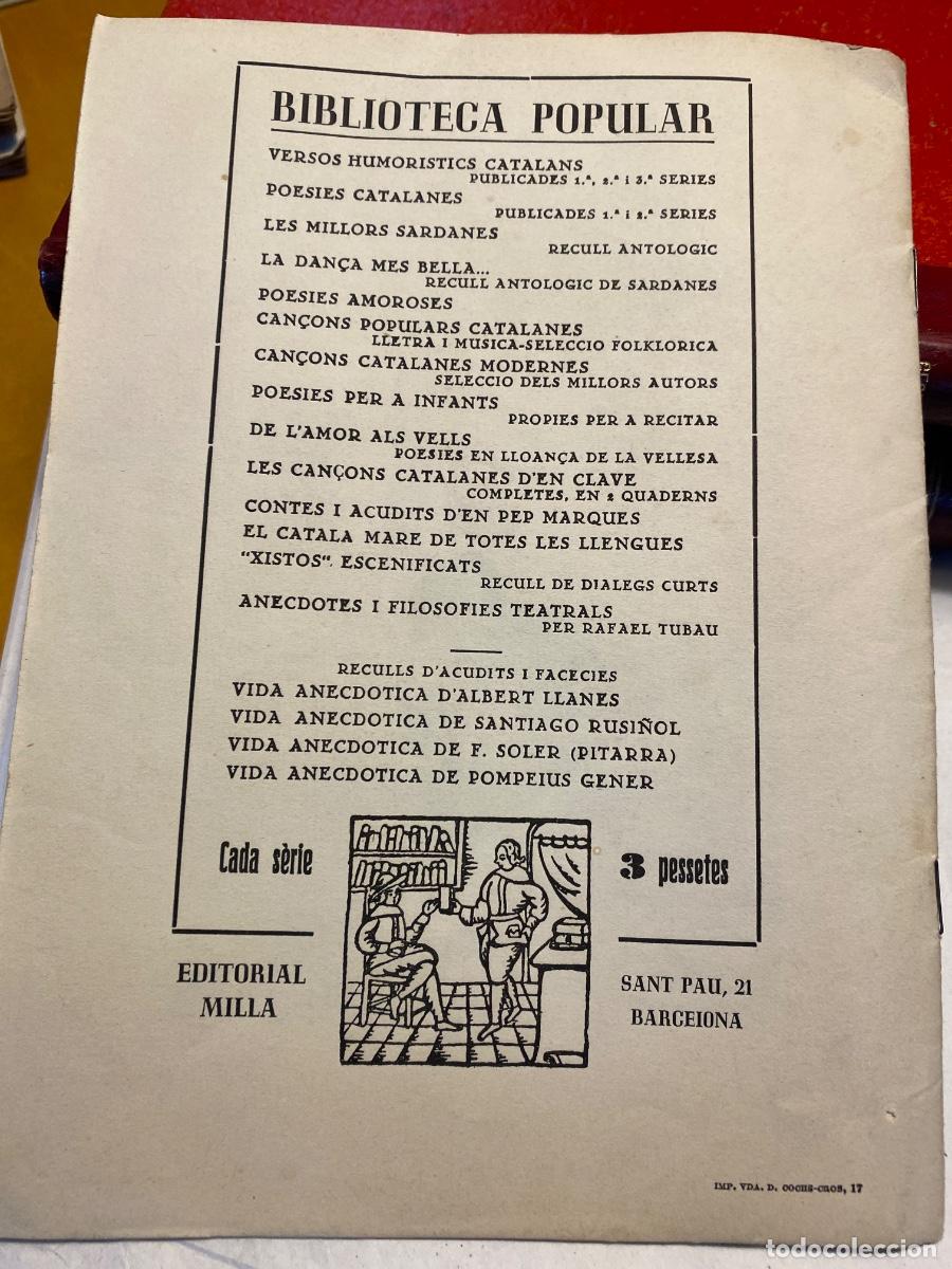 Libros antiguos: CONTES I ACUDITS DEN PEP MARQUES - Foto 4
