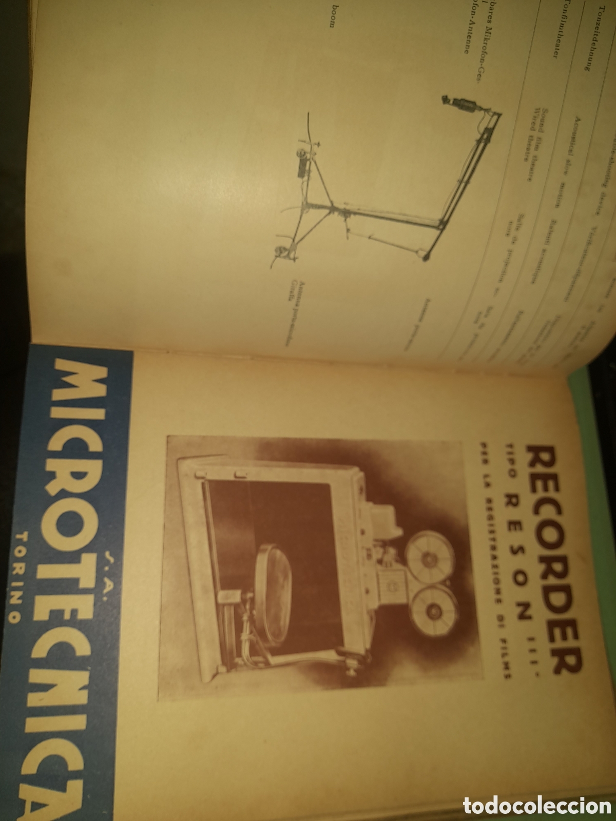 Libros antiguos: Diccionario del cinemat&oacute;grafo en 4 idiomas - Foto 10