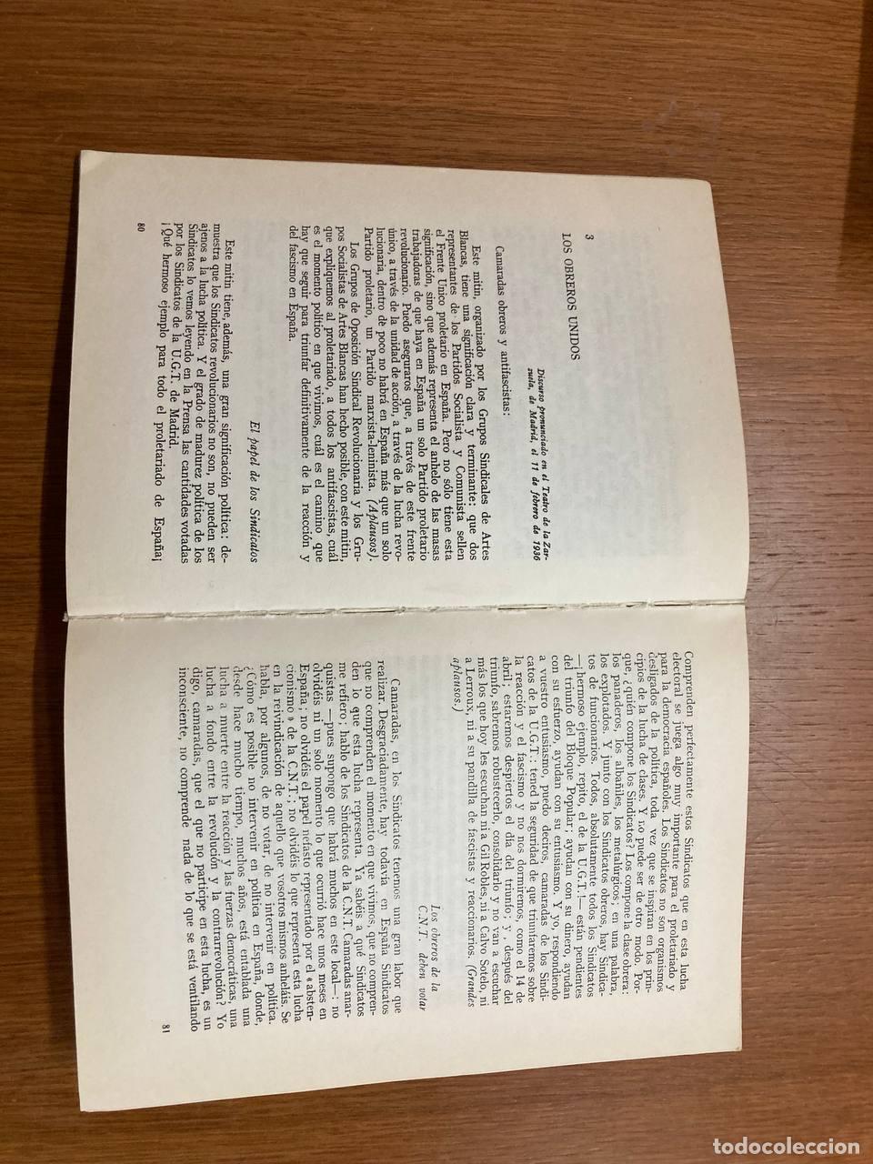 Libros antiguos: Tres a&ntilde;os de lucha. Jos&eacute; D&iacute;az - Foto 2