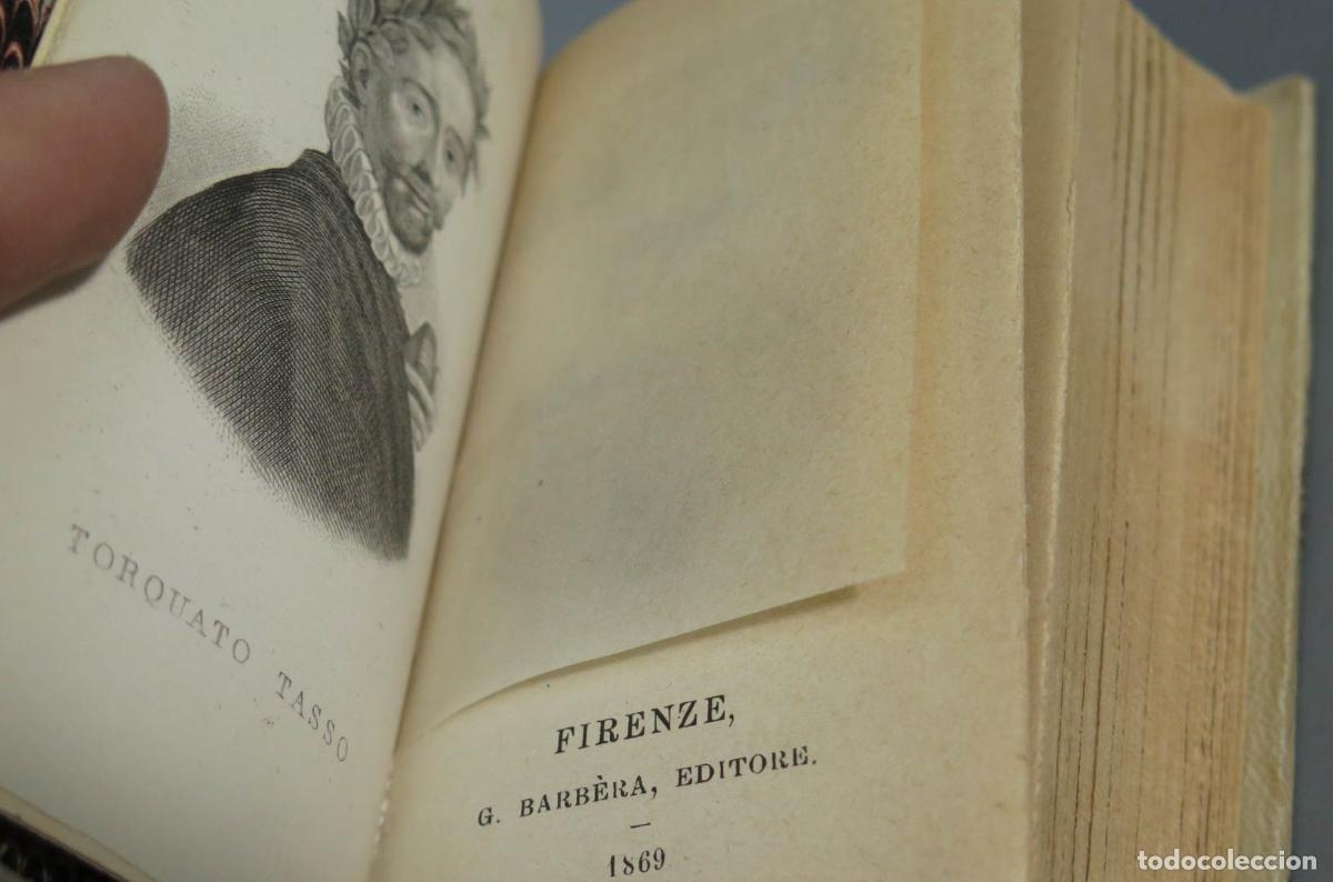 Libros antiguos: La Gerusalemme liberata. Tasso 1869 - Foto 2