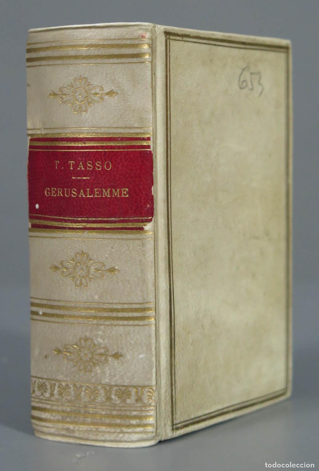 Libros antiguos: La Gerusalemme liberata. Tasso 1869 - Foto 1