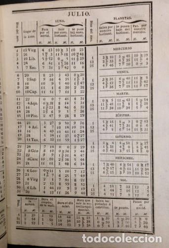 Libri antichi: Joaquin Andr&eacute;s y Alcalde . Anuario Universal de Espa&ntilde;a para el A&ntilde;o de 1824 y Adici&oacute;n al Almanak Enci