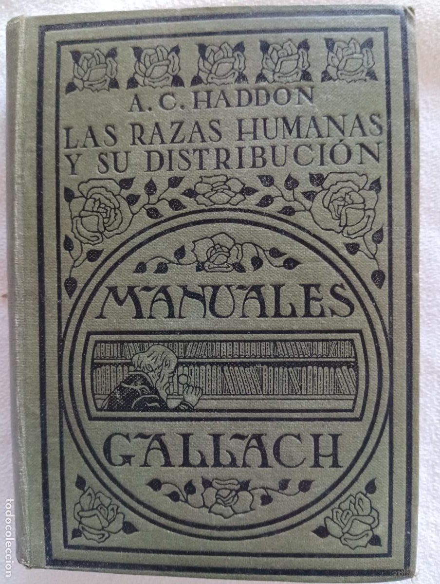 Libros antiguos: Las razas humanas y su distribuci&oacute;n. A. C. Haddon - Foto 1