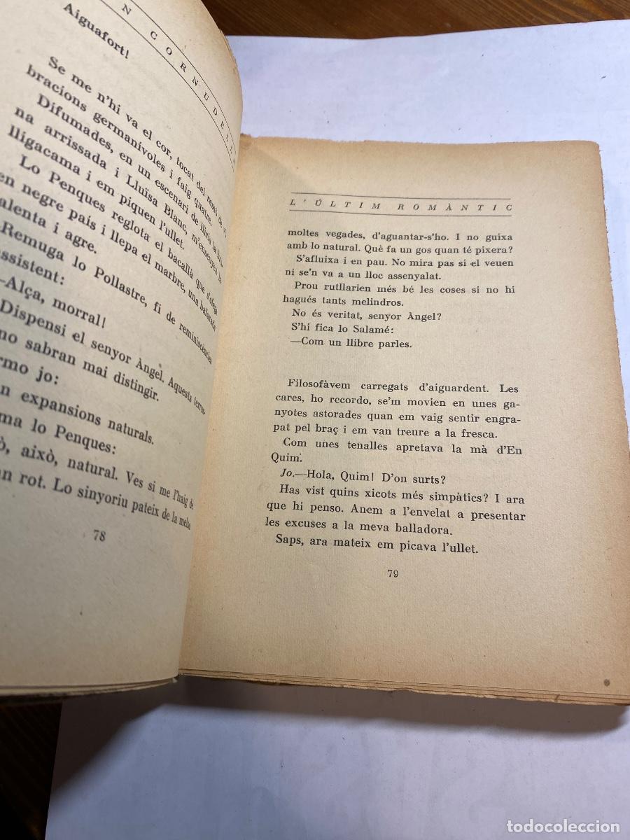 Libros antiguos: L&Uacute;LTIM ROM&Agrave;NTIC. JOAN CORNUDELLA 1937 - Foto 5